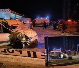 Adana’da korkunç kaza! 2 hafif ticari araç çarpıştı: 1 ölü, 2 yaralı