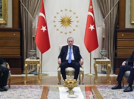 Ateşkes sonrası ilk ziyaret! Erdoğan, Hamas heyetini kabul etti