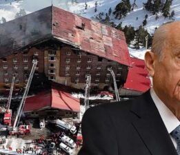 Bahçeli’den otel yangınında hayatını kaybedenler için taziye