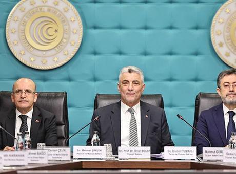 Bakan Bolat, Şimşek ve Yumaklı Gıda Sektörü temsilcileriyle bir araya geldi
