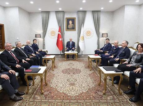Bakan Güler TEMAD yönetimini kabul etti