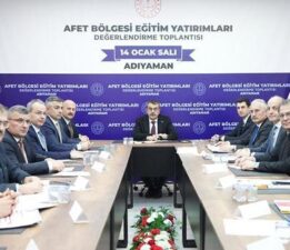 Bakan Tekin Afet Bölgesi Eğitim Yatırımları Değerlendirme Toplantısı’na katıldı