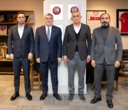 Beşiktaş Başkanı Serdal Adalı’dan TFF Başkanı Hacıosmanoğlu’na ziyaret