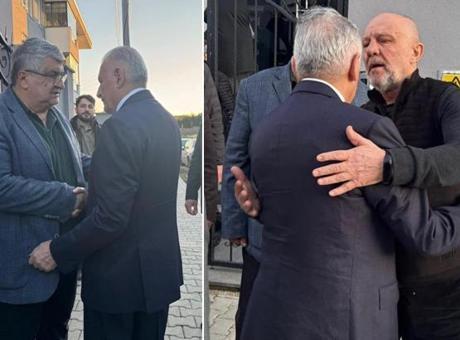 Binali Yıldırım’dan Kartalkaya’da hayatını kaybeden ailenin yakınlarına taziye ziyareti