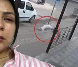 Bu adamın ne işi var sokakta! Yolda yürüyen genç kıza çirkin saldırı
