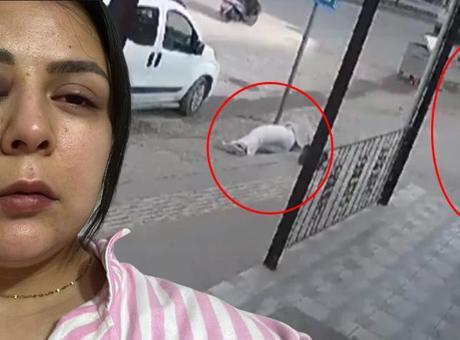 Bu adamın ne işi var sokakta! Yolda yürüyen genç kıza çirkin saldırı