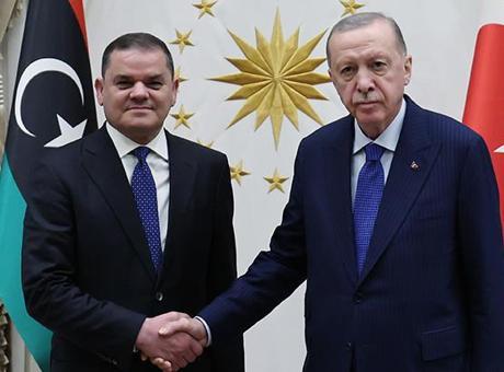 Cumhurbaşkanı Erdoğan, Libya Başbakanı Dibeybe’yi kabul etti
