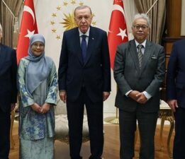 Cumhurbaşkanı Erdoğan, Malezya yüksek mahkeme başkanlarını kabul etti
