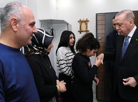 Cumhurbaşkanı Erdoğan’dan Malatya’da Uludağ ailesine ziyaret