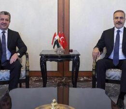 Dışişleri Bakanı Hakan Fidan, IKBY Başbakanı Barzani ile görüştü
