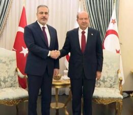 Dışişleri Bakanı Hakan Fidan, KKTC Cumhurbaşkanı Ersin Tatar ile bir araya geldi