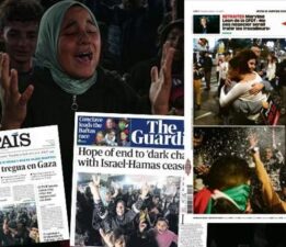 Dünya gazeteleri Gazze’deki ateşkesi manşetten gördü: Gözlerine inanamadılar!