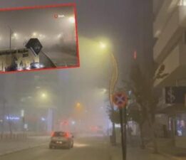 Elazığ’da yoğun sis etkili oldu: Görüş mesafesi 5 metreye kadar düştü