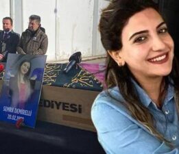 Erkek arkadaşının öldürdüğü gazeteci Semra’ya veda
