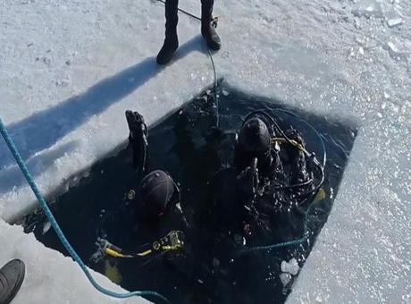 Erzurum’da jandarmadan ‘buz gibi’ eğitim