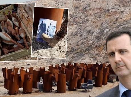 Esad’ın ‘kanlı’ tesisi! Yasaklanan Kasyun Dağı’nda görüntülendi