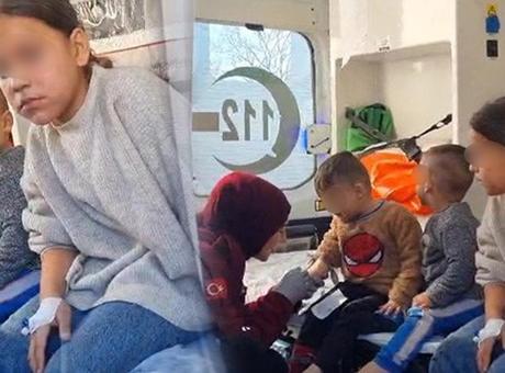 Evde çıkan yangını kontrol altına alındı: Mahsur kalan 4 çocuk kurtarıldı