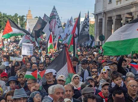 Fas ve Tunus’ta, İsrail’in Gazze’ye saldırıları protesto edildi