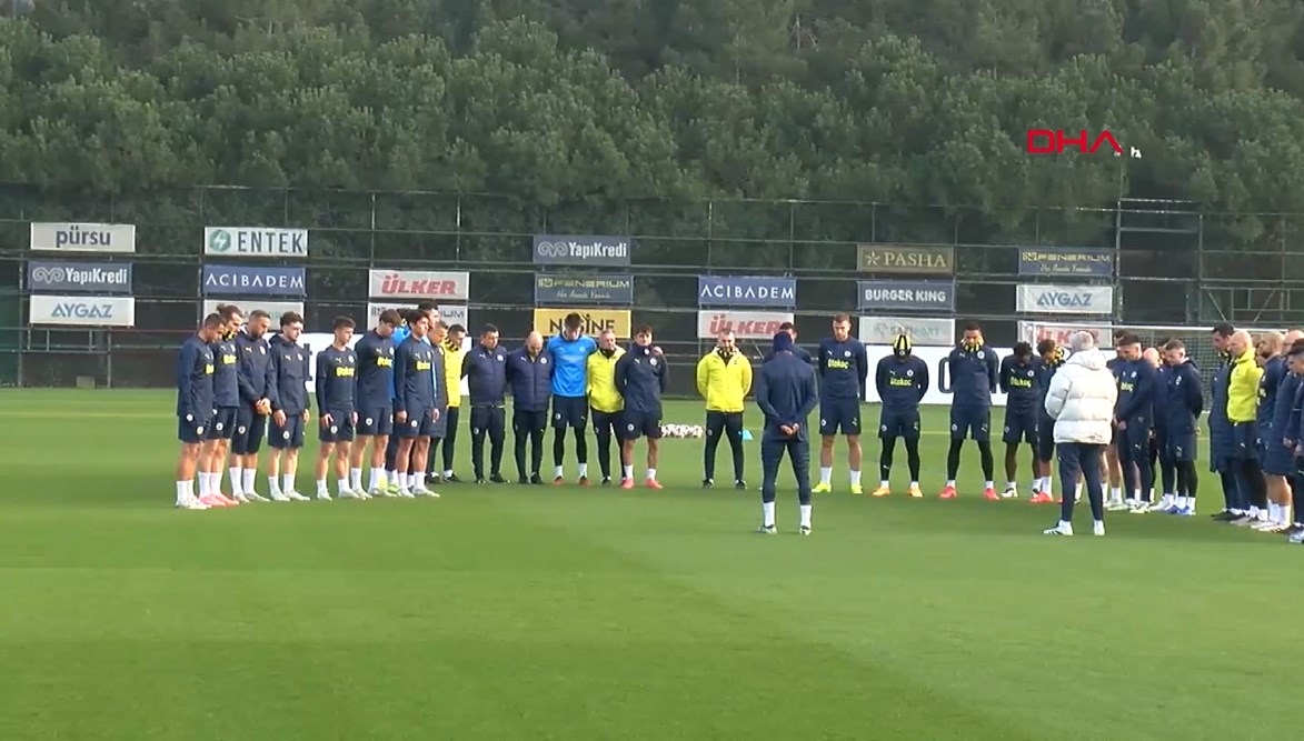 Fenerbahçe’den yangın faciası için saygı duruşu