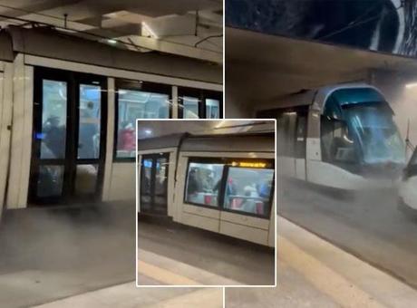 Fransa’da iki tramvay çarpıştı! Çok sayıda yaralı var