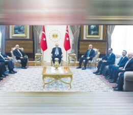Hamas heyetini Beştepe’de kabul etti