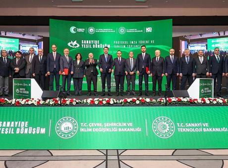İki bakanlık arasında ‘Sanayide Yeşil Dönüşüm’ protokolü imzalandı