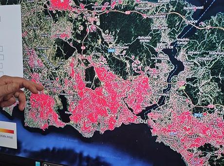 İstanbul’un 10 yıllık değişimini gözler önüne seren harita!