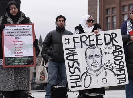 Kanada’da İsrail’in gözaltına aldığı doktor için protesto düzenlendi