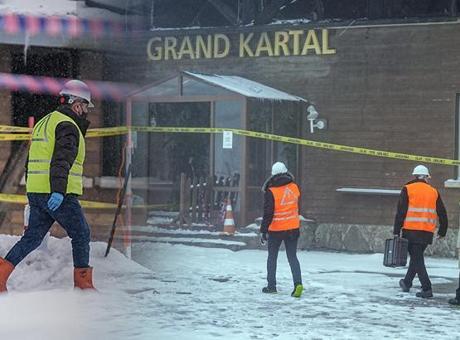 Kartalkaya’daki bilirkişi heyeti, oteldeki incelemelerini tamamladı