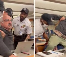 ‘Lahey’de olmalıydın!’ Son konuşmasını yapmak isteyen Blinken’a protesto