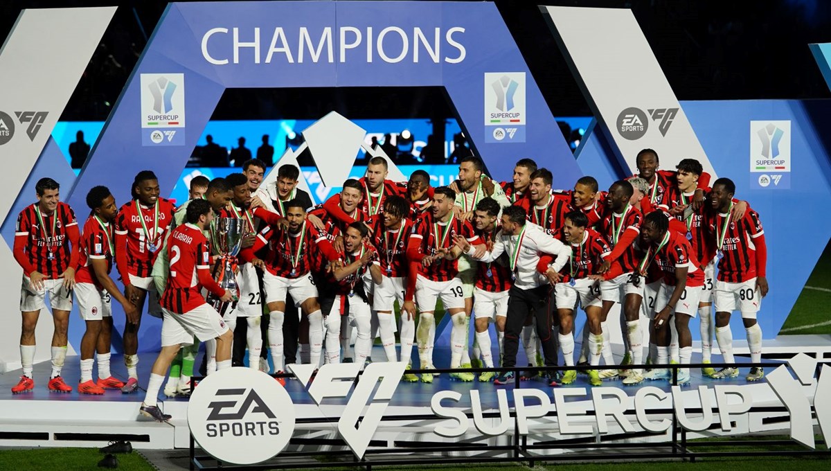 Milan’dan Süper Kupa’da geri dönüş: 2-0’dan kupayı aldı