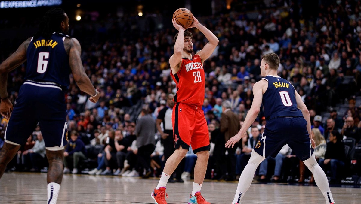 NBA’de Alperen Şengün’den 20 sayı: Rockets, Nuggets’ı 128-108 yendi