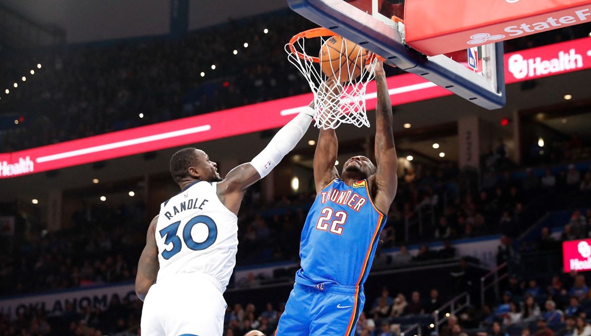 NBA’de gecenin sonuçları: Oklahoma galibiyet serisini 12 maça çıkardı