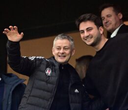 Ole Gunnar Solskjaer, Samsunspor maçını tribünden takip ediyor