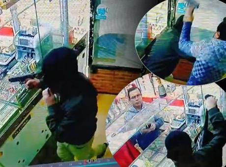 Oyuncak silahla soyguna kalkıştı, kuyumcudan tekme tokat dayak yedi