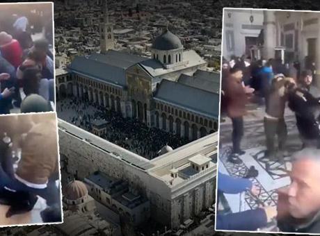 Şam’daki Emevi Camisi’nde izdiham: Ölü ve yaralılar var!