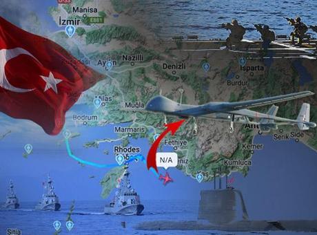 Son dakika… ‘Mavi Vatan’ takibi radarda, Yunanistan İHA’sı adım adım izledi! ‘Adalarımız ele geçirilecek’ endişesi
