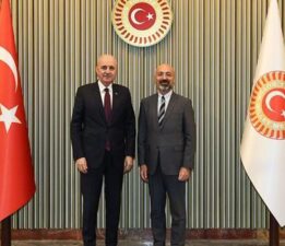 TBMM Başkanı Kurtulmuş, Türkiye Maarif Vakfı Başkanı’nı kabul etti