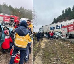 Tokat’ta feci kaza! Otomobil ile TIR çarpıştı: 2 ölü, 1 yaralı