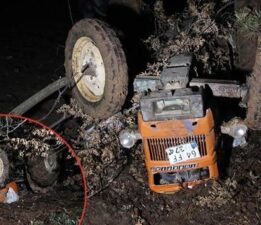 Uşak’ta feci kaza! Traktör devrildi: 2 ölü, 2 yaralı