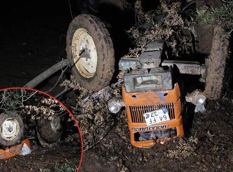 Uşak’ta feci kaza! Traktör devrildi: 2 ölü, 2 yaralı