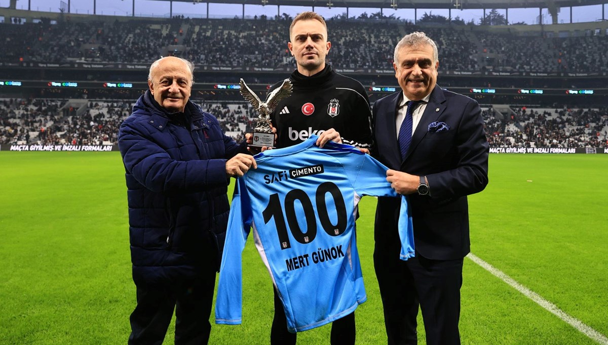Beşiktaş’ta Mert Günok dalya dedi: Plaket ve Fair Play ödülü