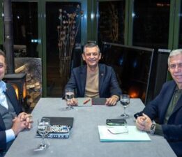 CHP Lideri Özel, İBB Başkanı İmamoğlu ve ABB Başkanı Yavaş ile Ankara’da görüştü