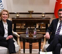 Cumhurbaşkanı Yardımcısı Yılmaz, AGİT PA Başkanı’nı kabul etti