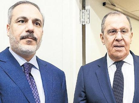 Fidan ile Lavrov’dan Suriye görüşmesi