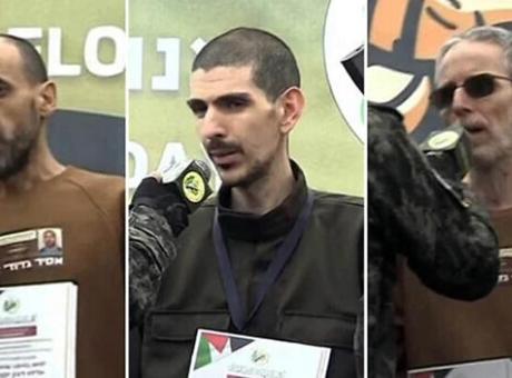 Gazze’den serbest bırakılan 3 İsrailli esir, Kassam Tugaylarına teşekkür etti