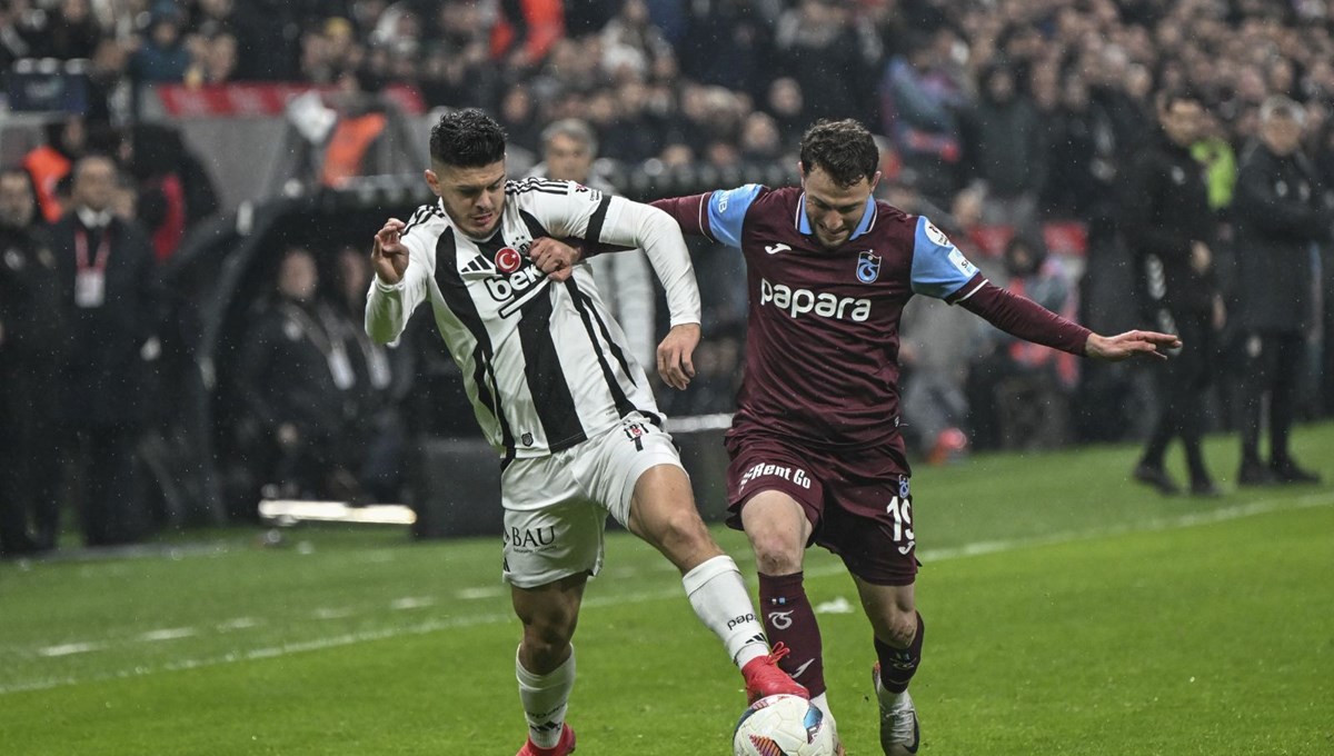 Geriden gelerek kazandı: Beşiktaş, Trabzonspor’u 2 golle geçti