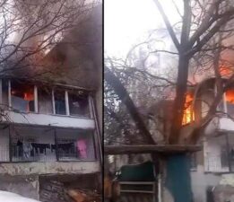 İstanbul’da 2 katlı binada korkutan yangın
