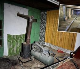 Kastamonu’da şaşkına çeviren olay! Suçüstü yakalandılar! Binanın altına tünel inşa edip elektrik hattı döşemişler