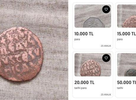 Tam 2000 yıllık! İnternet üzerinden satışa çıkardılar